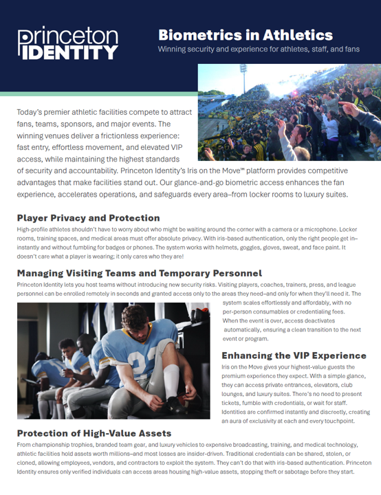 Biometrics in Athletics